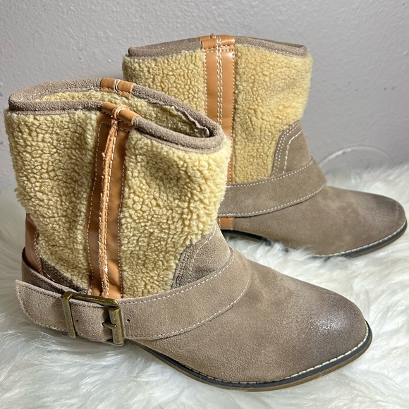 Kelsi Dagger X Free People Breckenridge Shearling Booties Size - Picture 6 of 12